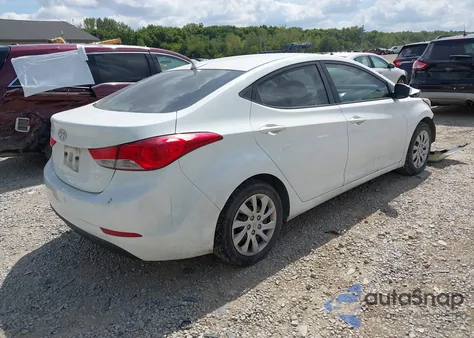 2013 Hyundai Elantra Gls из США, поврежденный, VIN 5NPDH4AE6DH172893